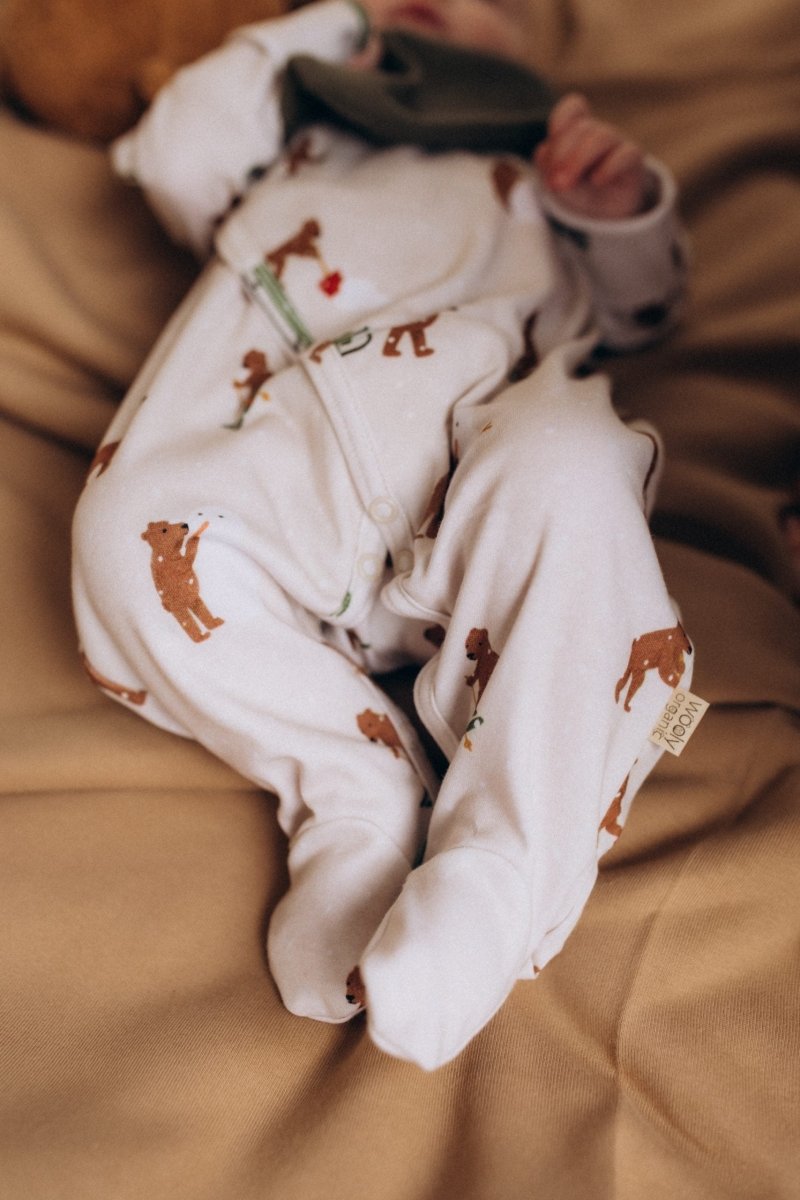 Wickel Pyjama mit winterlichen Motiv - The Baltic Shop