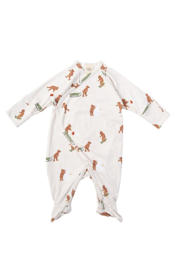 Wickel Pyjama mit winterlichen Motiv - The Baltic Shop