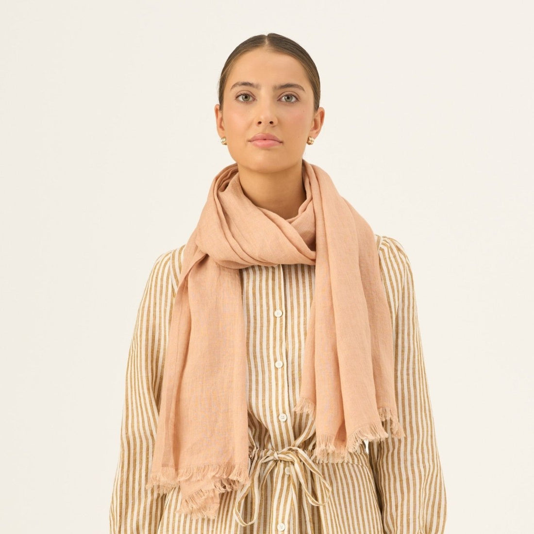 Woodbine Leinen Schal Damen – Leicht & Nachhaltig - The Baltic Shop