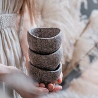 YUTORI Espressotasse "SHELL" mattes Steingut - The Baltic Shop