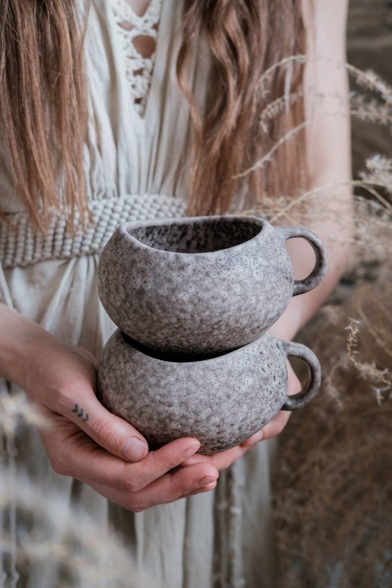 YUTORI Tasse und Untertasse "Home" - organisches Steingut - The Baltic Shop