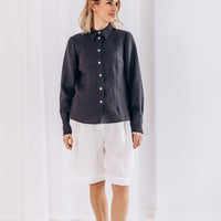 Zeitloses Hemd aus Leinen "Dina" - The Baltic Shop