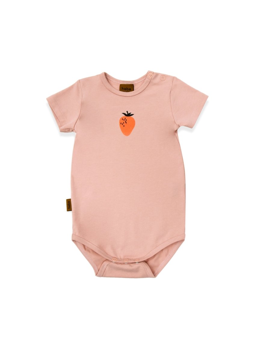 Body mit Erdbeere in Rosa - The Baltic Shop