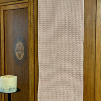 Decke aus Bambus und Wolle in Puderrosa - The Baltic Shop