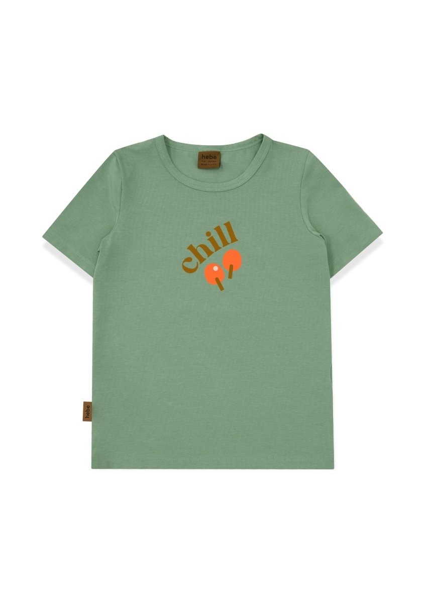 Grüner T-Shirt "Chill" - The Baltic Shop