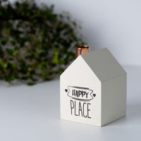Kerzenhalter "Happy Place" aus Kiefer - The Baltic Shop
