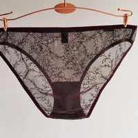 Luxuriöser Bordeaux Lace Höschen - The Baltic Shop