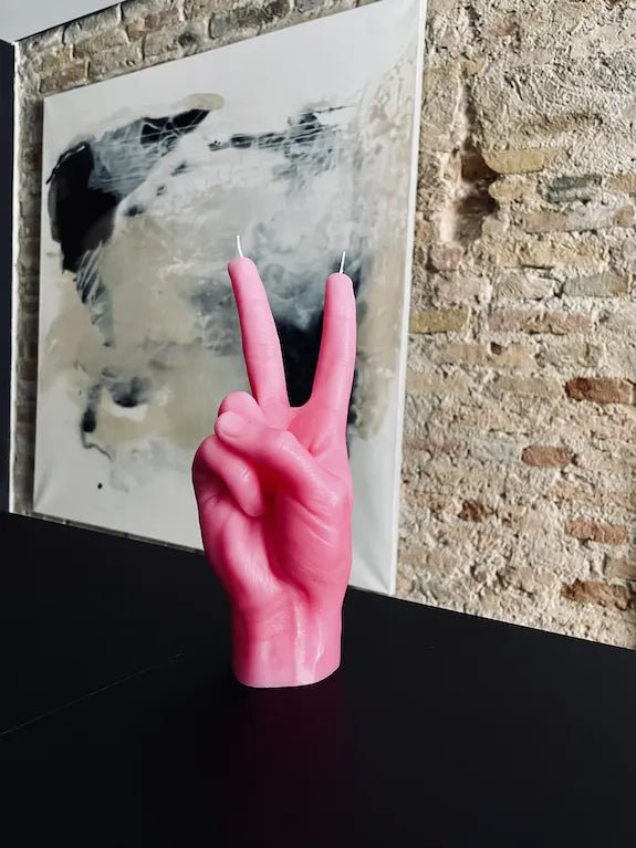 Statement Kerze "Peace" - The Baltic Shop