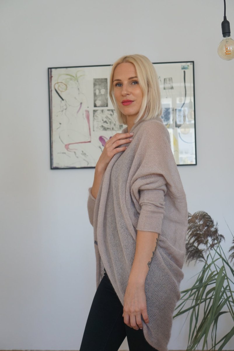 Strickjacke aus Kidmohair und Seide - The Baltic Shop