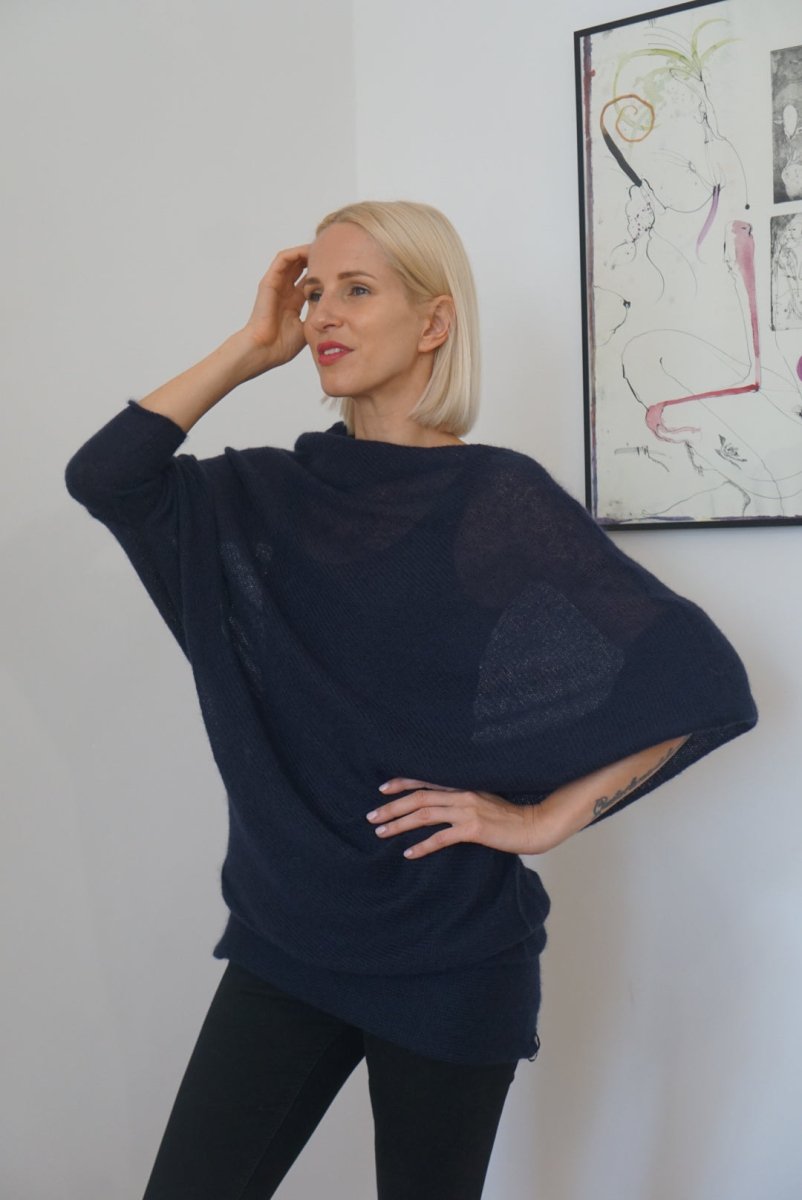 Two Way Pullover aus Kidmohair und Seide - The Baltic Shop