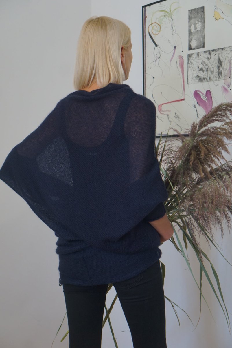 Two Way Pullover aus Kidmohair und Seide - The Baltic Shop