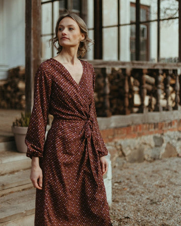 Vintage Kleid mit Blumenmuster - The Baltic Shop