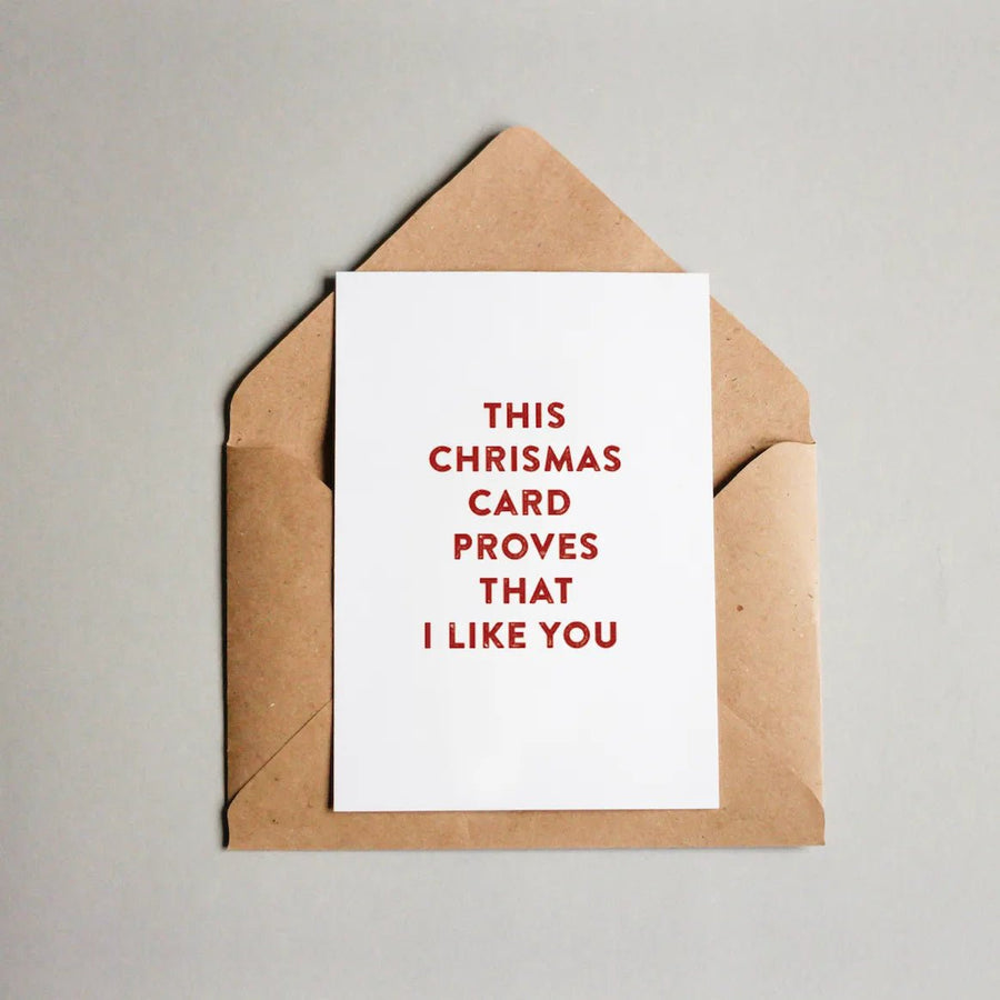 WEIHNACHTSKARTE "I Like you" - The Baltic Shop