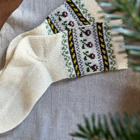 Wollsocken für Erwachsene mit lettische Symbole - The Baltic Shop