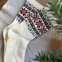 Wollsocken für Erwachsene mit lettische Symbole - The Baltic Shop