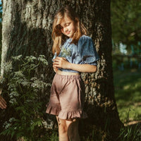 Wunderschöne Shorts für Mädchen aus Leinen - The Baltic Shop