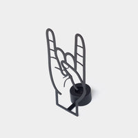 You Rock Gesture Kerzenhalter aus Metall - The Baltic Shop