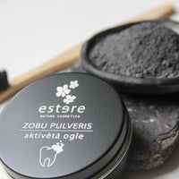 Zero Waste Zahnpulver mit Aktivkohle, 50g - The Baltic Shop